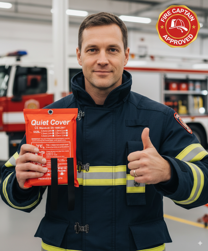 Quiet Cover Fire Blanket
