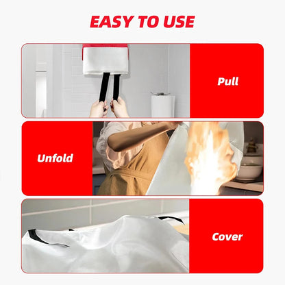 Quiet Cover Fire Blanket