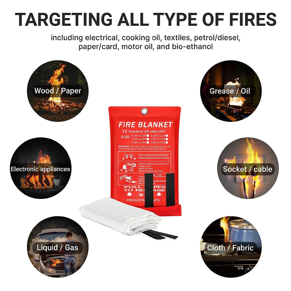 Quiet Cover Fire Blanket