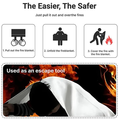 Quiet Cover Fire Blanket